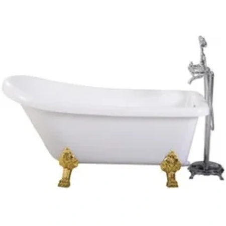 Акриловая ванна Ceruttispa Vito CT9669 150x74 см, отдельностоящая, белый