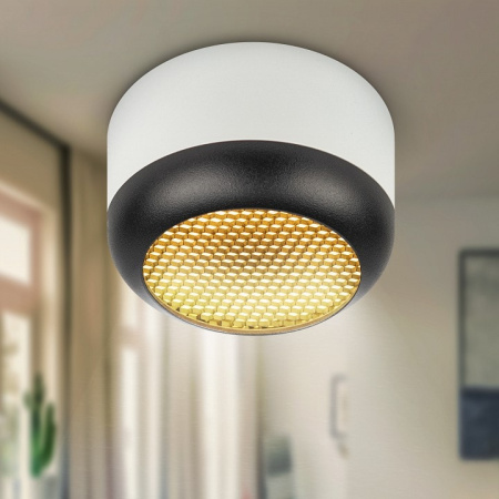 Накладной светильник Эра OL56 WH/BK