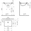 Раковина 53 см Vitra S50 5339B003-0012