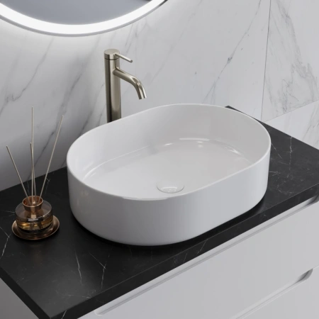 Раковина-чаша BelBagno BB1483 50x37 см, накладная, белый