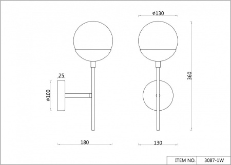 Бра F-promo Tufan 3087-1W