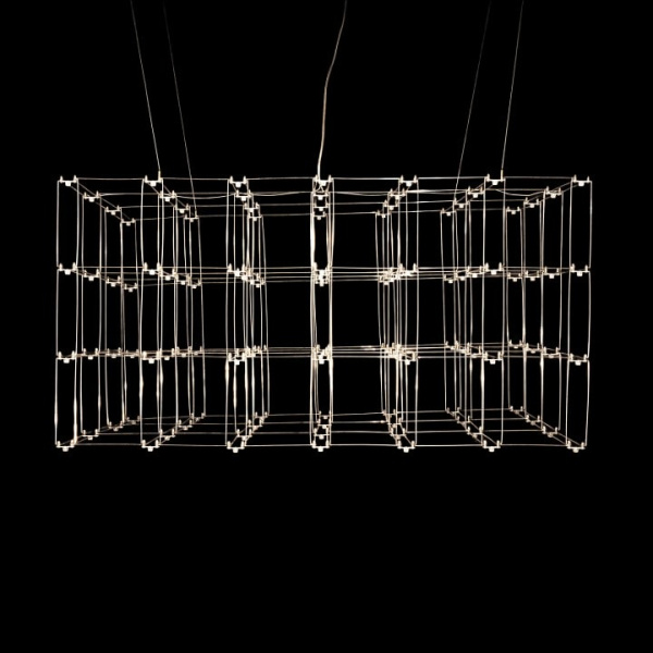 Подвесная люстра O-LUCE Cosmic Glass ячейка 20*20 см 11787611-2