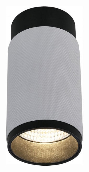 Накладной светильник iLedex Technical Delta 1954-10W-3000K-36 BK+WH