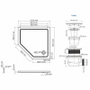 Душевой поддон WasserKRAFT Isen 26T 26T38