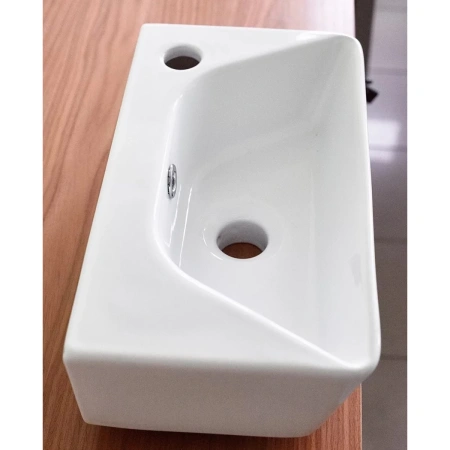 Раковина CeramaLux 78578L 40x22,5 см L, рукомойник, белый
