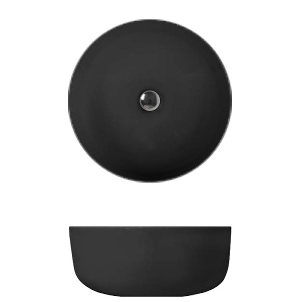 Раковина Kerasan Nolita 40 534431 черная матовая