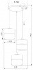 Подвесной светильник TK Lighting Linobianco 6575 Linobianco