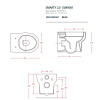 Подвесной унитаз Artceram Smarty SMV001 01 00