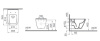 Комплект с инсталляцией Vitra Integra Square 9856B003-7207