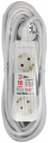 Удлинитель Эра  U-3e-10m-3x1,5