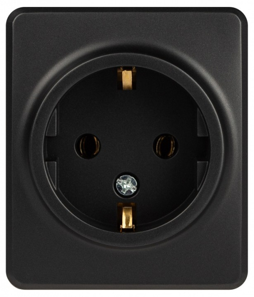 Розетка с заземлением и со шторкой Эра Эра Эксперт 11-2203-05