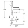 Смеситель для раковины Jacob Delafon TOOBI E7329-CP