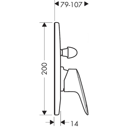 Смеситель для душа hansgrohe Logis 71406000