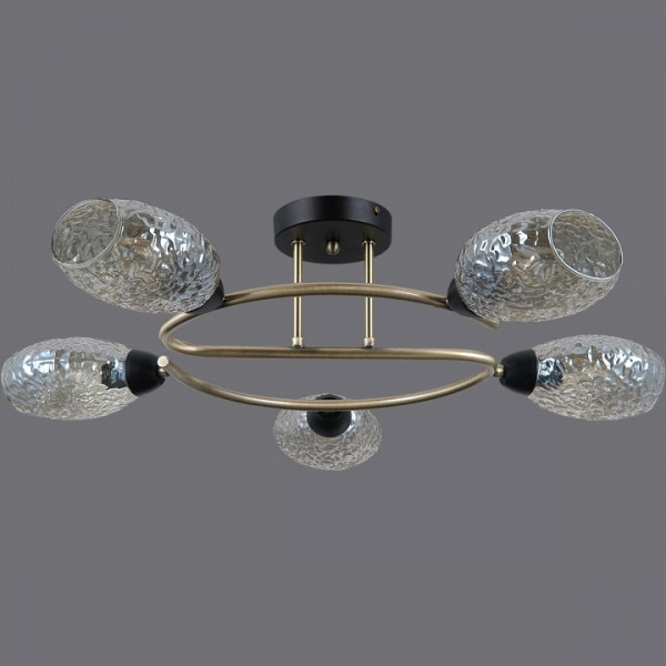 Потолочная люстра ILLUMICO IL0300-5CSQ-79 BK AB