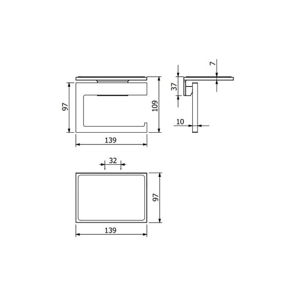 Держатель туалетной бумаги Kludi Vela C 3197153 белый матовый