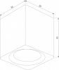 Накладной светильник Elektrostandard Matrix a065287