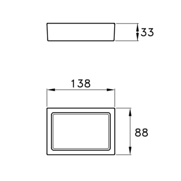 Мыльница Stella Casanova UN 10013 VSA0 белый