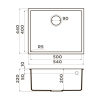 Кухонная мойка Omoikiri Bosen 54-U 4997208 экспрессо