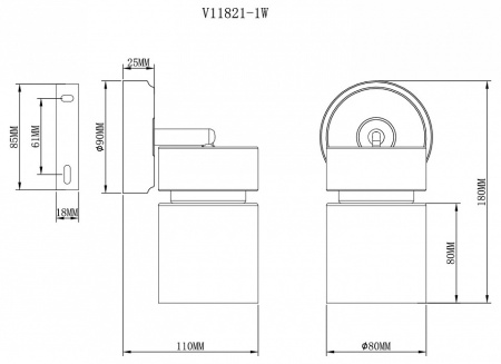 Спот Moderli Almero V11821-1W
