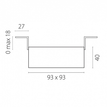 Встраиваемый светильник Lightstar Domino G214506
