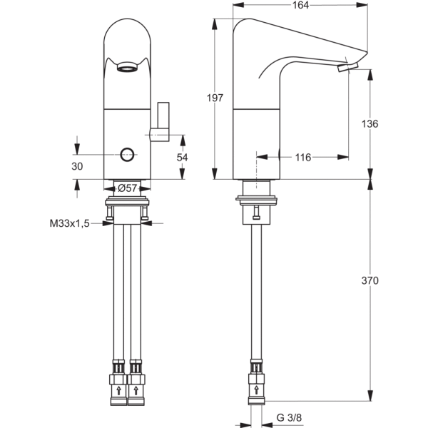Смеситель для раковины Ideal Standard Ceraplus A4154AA