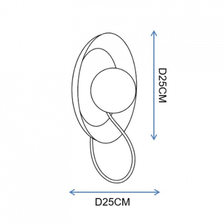 Бра Imperiumloft MARGOTT Black margott-wall01