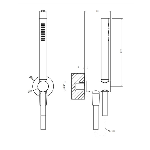 Душевой комплект Gessi Shower Sets 63329#031