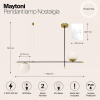 Подвесной светильник Maytoni Ностальгия MOD048PL-02G