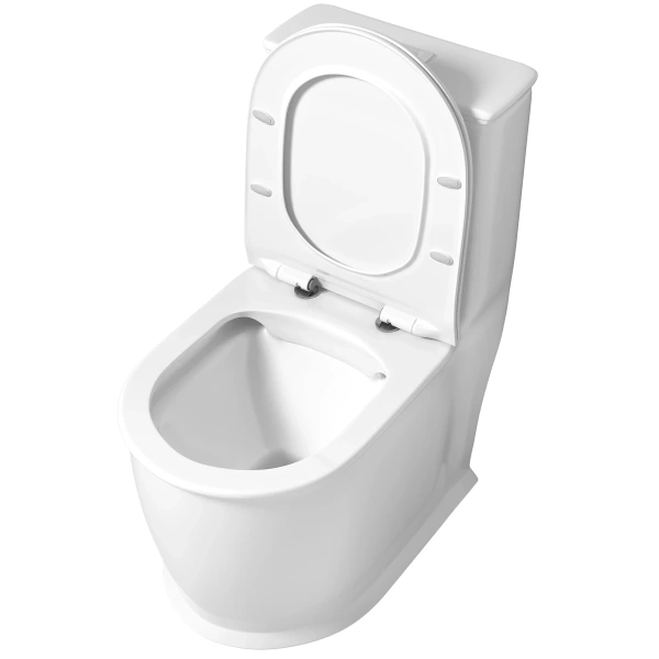 Унитаз-компакт Grossman GR-4492S безободковый, с сиденьем микролифт, белый