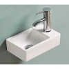 Раковина CeramaLux 9048GTL 29,5x18 см L, рукомойник, белый
