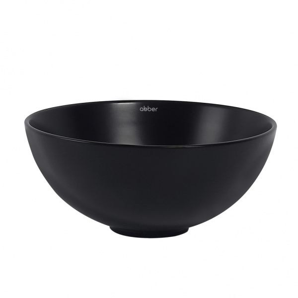 Раковина накладная Abber Bequem 32 AC2106MB черная матовая