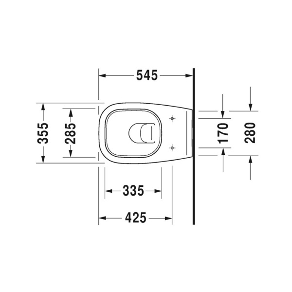 Подвесной унитаз Duravit D-code 25350900002