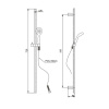 Душевой гарнитур Paini Bergamo R BRCR121L7R