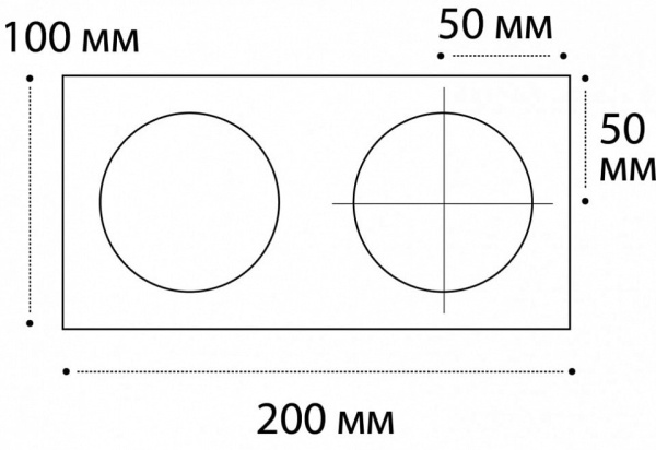 Рамка на 2 светильника Italline IT06-6016 IT06-6016 black FR2