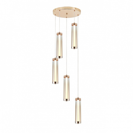 Подвесной светильник Indigo Rilucente 11061/5P Gold