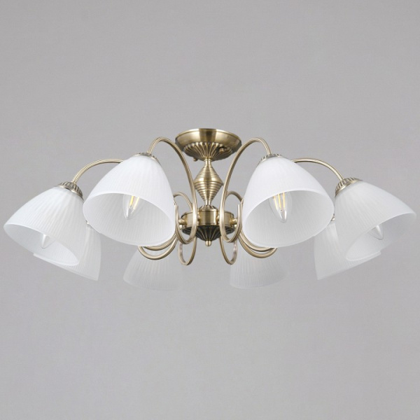 Люстра на штанге ILLUMICO  IL0897-8CSQ-26 AB ELITE