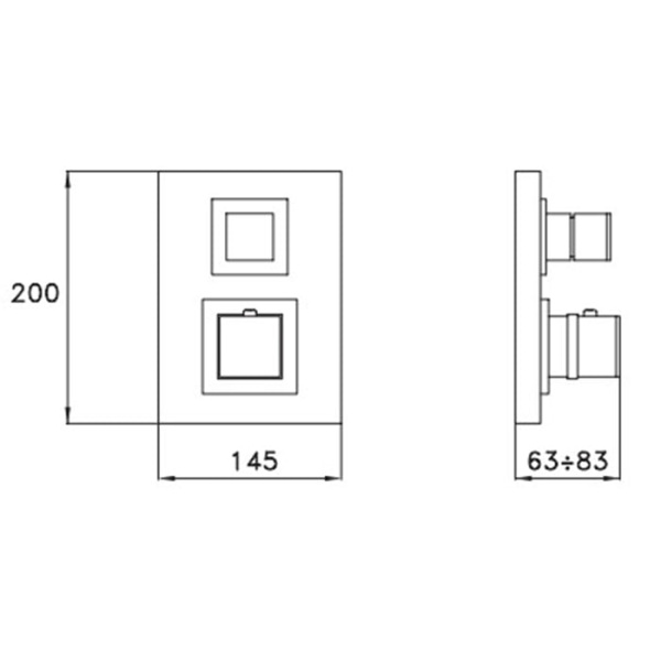 Смеситель для душа Stella Stella BQ 06012 CR00