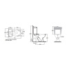 Бачок для унитаза Azzurra Jubilaeum JUCSMB000000BI/(JUB400/MBL bi)