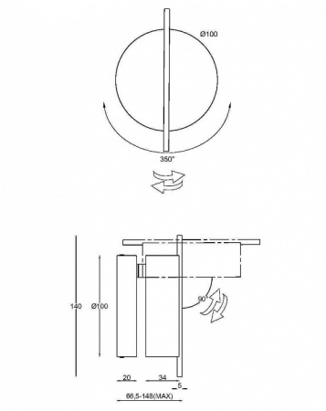 Бра Maytoni Nuance MOD180WL-L4W3K1