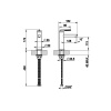 Смеситель для раковины Gessi Ingranaggio 63502#031