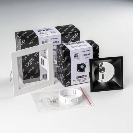 Встраиваемый светильник Lightstar Domino D51607WMOD