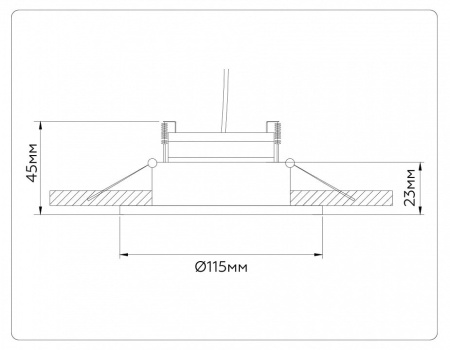 Встраиваемый светильник Ambrella Light TN TN51911