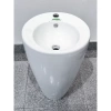 Раковина CeramaLux B133-1 37,5x36 см, напольная, белый