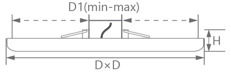 Встраиваемый светильник Feron AL514 41570