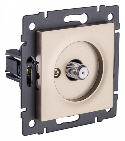 ТВ-розетка и SAT-розетка оконечная без рамки Kollinger  REA-020GD