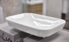 Раковина CeramaLux E408D 51,5x34 см, встраиваемая сверху, белый