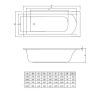 Акриловая ванна 170x75 см C-Bath Selena CBQ007003
