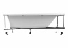 Акриловая ванна Aquanet Bright 180x70 00216662 с каркасом, белый