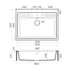 Кухонная мойка Omoikiri Kinokawa 90 4993854 leningrad grey
