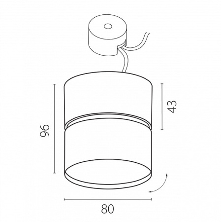Накладной светильник Lightstar Acuto 215837